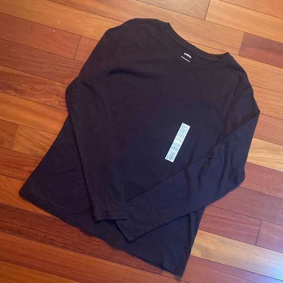 Long Sleeve T-shirt size medium Sonoma basic tee Black - Picture 1 of 6